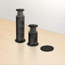 Rejtett elosztó, 4-es, matt fekete