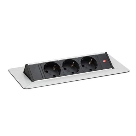 Rejtett elosztó 3-as Felnyíló kivitel, szálcsiszolt