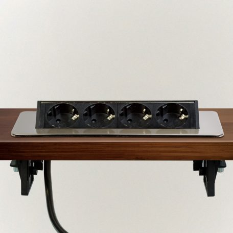 Rejtett elosztó - 4-es - Felnyíló kivitel - szálcsiszolt