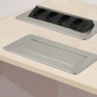 Rejtett elosztó - 4-es - Felnyíló kivitel - szálcsiszolt