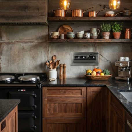 Rejtett elosztó - 4-es - Felnyíló kivitel - szálcsiszolt