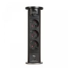 Motoros rejtett elosztó - fekete