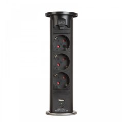 Motoros rejtett elosztó - fekete