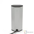 Sarokelosztó 3 x 250V, 16A 2 x USB, 2,1A alumínium ház