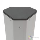 Sarokelosztó 3 x 250V, 16A 2 x USB, 2,1A alumínium ház