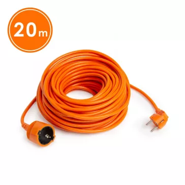 Hálózati lengő hosszabbító 3 x 1,5 mm² 20 m