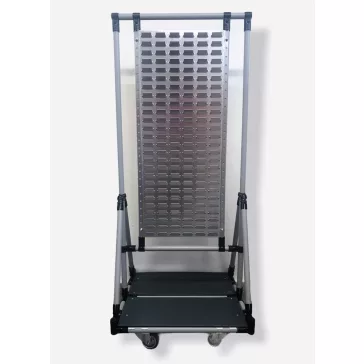   Csővázas kocsi, MH-BOX tároló (dobozok nélkül) függőleges fallal