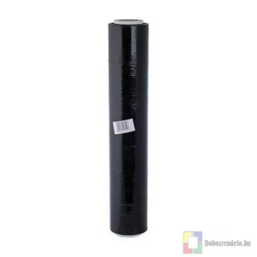   Kézi Stretch Fólia 23 Mikron, 1,4 kg fólia, 0,8 kg cséve, Fekete