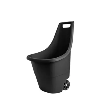 Easy go breeze műanyag kerti talicska 50 l, fekete