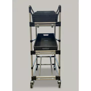 Csővázas rendszerkocsi 60 x 40 Euro ládákhoz