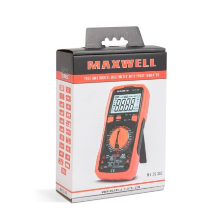 Digitális multiméter  (TRUE RMS) Fáziskereséssel