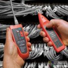 Érpárkereső hangjelzéssel, LED-del - RJ45 kábel teszterrel