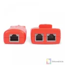 Érpárkereső hangjelzéssel, LED-del - RJ45 kábel teszterrel