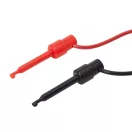 Kampós mérőcsatlakozó pár banándugós műszerzsinór 94 cm