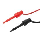 Kampós mérőcsatlakozó pár banándugós műszerzsinór 94 cm