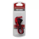 Kampós mérőcsatlakozó pár banándugós műszerzsinór 94 cm