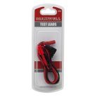 Kampós mérőcsatlakozó pár banándugós műszerzsinór 94 cm