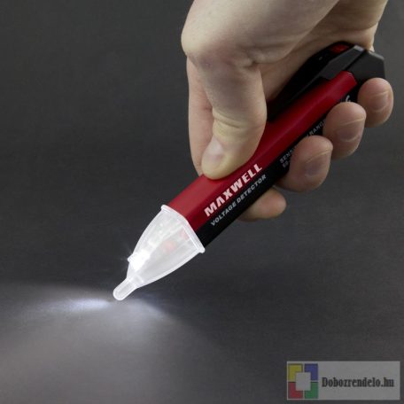 Érintés nélküli feszültség detektor - LED lámpával