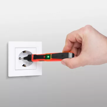   Fázisceruza - érintésmentes funkcióval - Fény- és hang visszajelzéssel - 70 -250 V AC - elemes