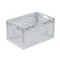 Lightline Euro láda, 600x400x320 mm perforált, Szürke
