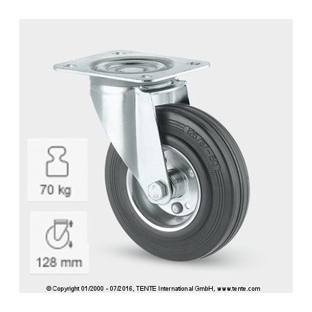 Tömörgumis Kerék Önbeálló Villában (100)