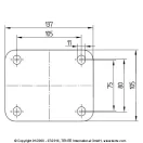 Tömörgumis Kerék Totálfékes Önbeálló Villában (160)
