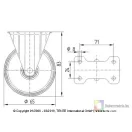 Polipropilén Görgő Fix Villában 65mm
