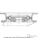 Alpha Önbeálló Görgő, Fekete, Elasztikus Gumi Futófelület (200)