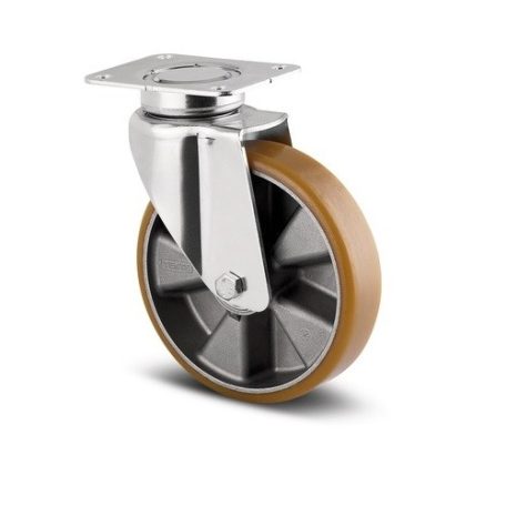 Alumínium Kerék Pur Futófelülettel 160-As Önbeálló Villával