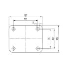 Alumínium Kerék Pur Futófelülettel 160-As Önbeálló Villával