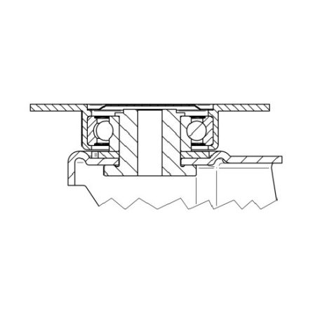 Alumínium Kerék Pur Futófelülettel 200-As Önbeálló Villával