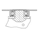 Alumínium Kerék Pur Futófelülettel 160-As Fékes Önbeálló Villával