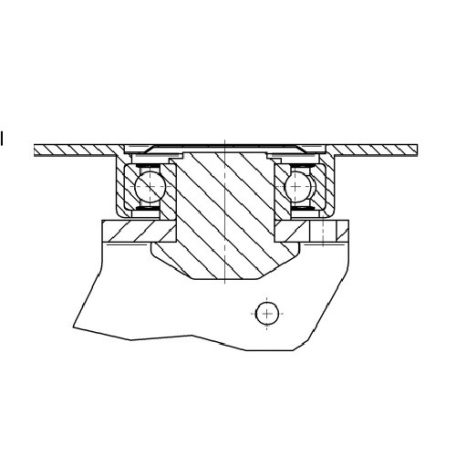 Alumínium Kerék Pur Futófelülettel 200-As Fékes Önbeálló Villával