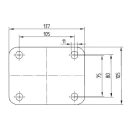 Alumínium Kerék Pur Futófelülettel 200-As Fékes Önbeálló Villával