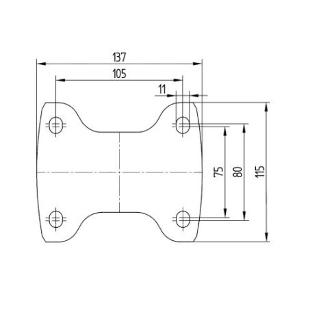 Alumínium Kerék Pur Futófelülettel 125-Ös Fixvillás
