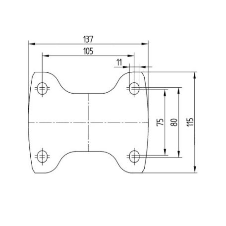 Alumínium Kerék Pur Futófelülettel 200-As Fix Villával