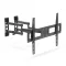 TV fali tartókonzol sarkokhoz, dupla karos, dönthető 40 - 80"