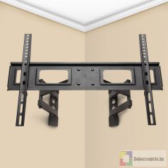   TV fali tartókonzol sarkokhoz, dupla karos, dönthető 40 - 80"
