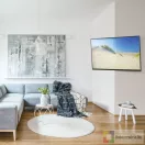 TV fali tartókonzol sarkokhoz, dupla karos, dönthető 40 - 80"