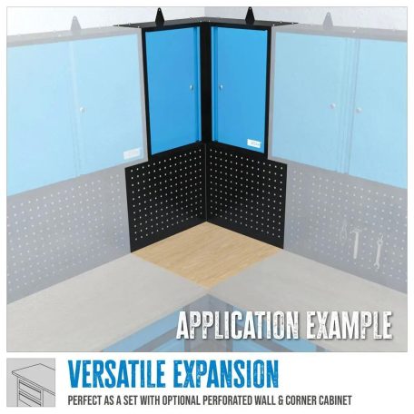 Güde Perforált szerszámtartó sarok panelkészlet 