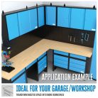 Güde Perforált szerszámtartó sarok panelkészlet 