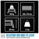 Güde Alumínium létra 2x2 fokos