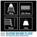 Güde Alumínium létra 2x3 fokos