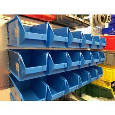   Horganyzott Fali Tartó (440X991mm) KÉK Mh4 Dobozokkal Vízszintes