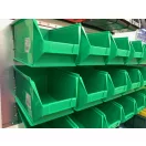 Horganyzott Fali Tartó (440X991mm) Zöld Mh4 Dobozokkal Vízszintes