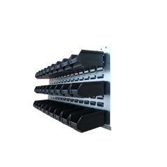   Horganyzott Fali Tartó (440X991mm) Színátállásos Mh5 Dobozokkal Vízszintes