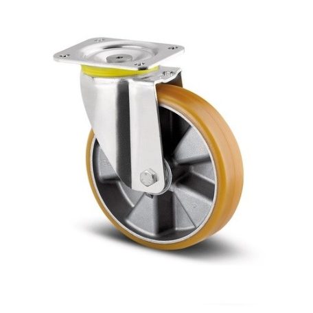 Alumínium Kerék Pur Futófelülettel 125-Ös Önbeálló Villával