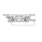 Alumínium Kerék Pur Futófelülettel 125-Ös Önbeálló Villával