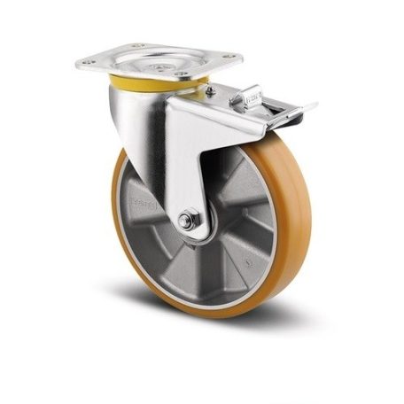 Alumínium Kerék Pur Futófelülettel 160-As Fékes Önbeálló Villával