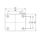 Alumínium Kerék Pur Futófelülettel 200-As Fékes Önbeálló Villával